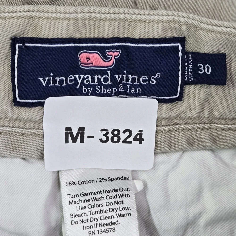 Vineyard Vines Men Shorts 30 Khaki Twill Button 8
